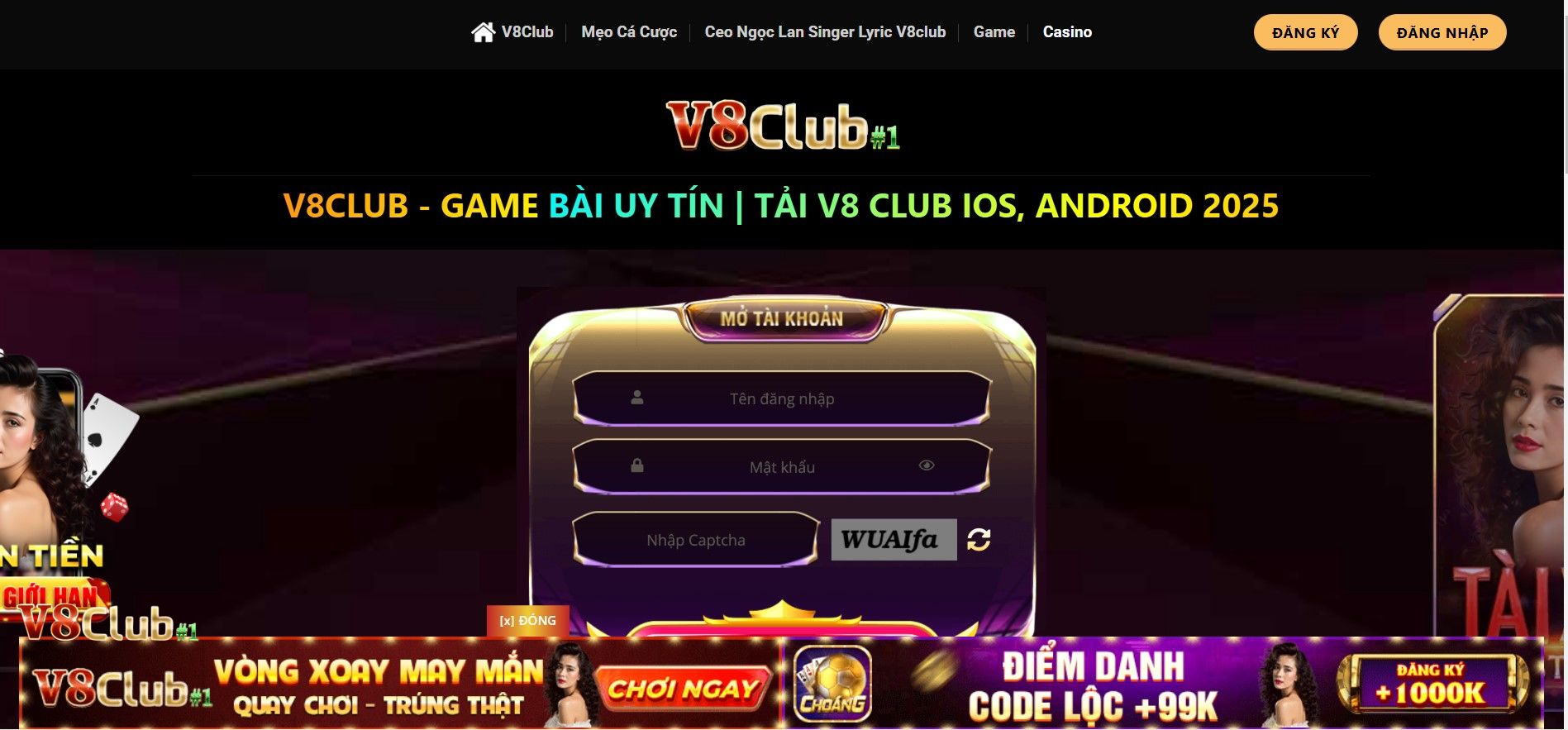Hướng dẫn cách tham gia chơi Sicbo tại V8club