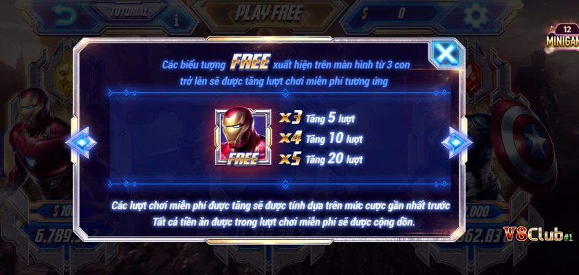 Các biểu tượng đặc biệt trong game nổ hũ Avengers