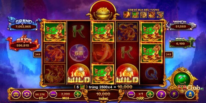 Luật chơi nổ hũ kho báu tứ linh V8Club chi tiết
