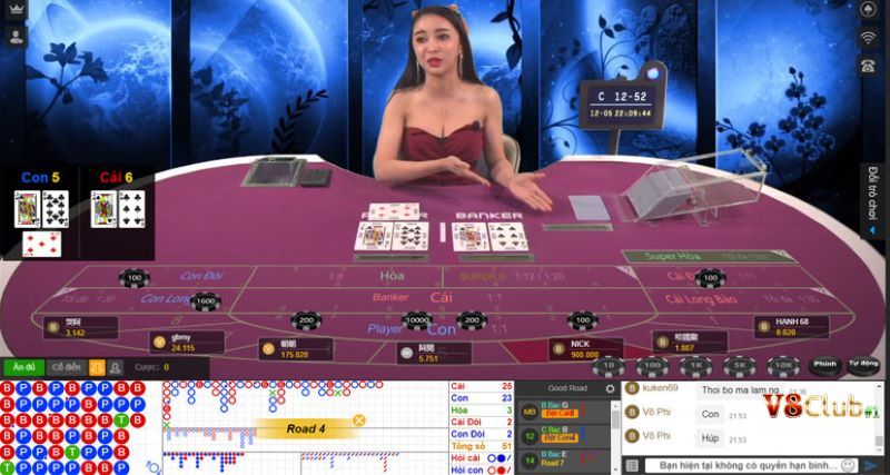 Phân định thua thắng trong cách đánh bài Baccarat V8club