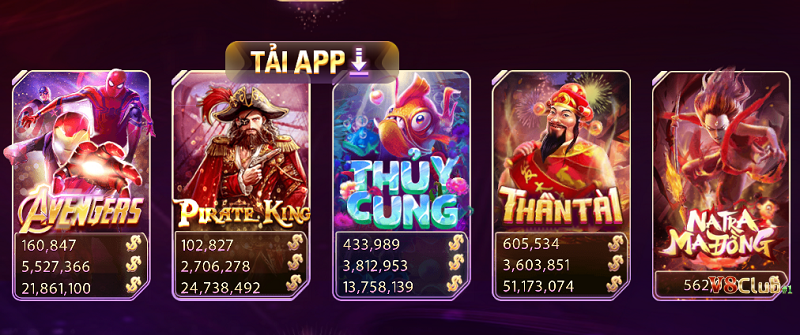 Truy cập vào V8Club để tham gia nổ hũ